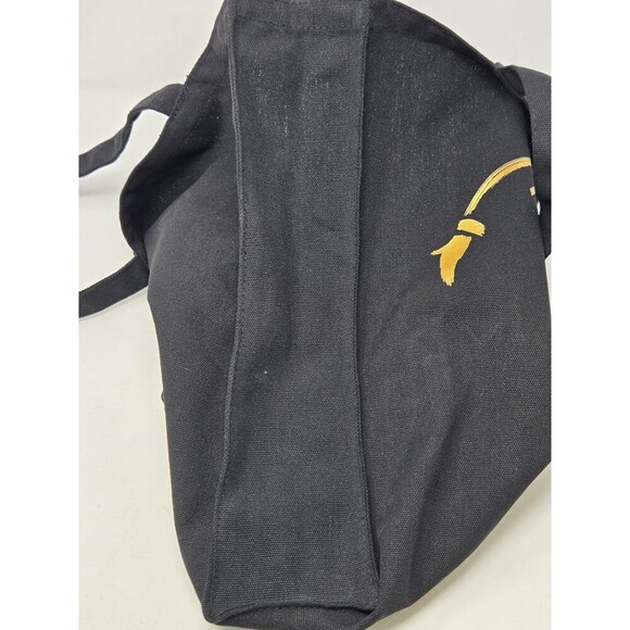 ALADDIN BROADWAY MUSICAL SOUVENIR TOTE BAG BLACK & GOLD 100% COTTON GENIE UNISEX - Picture 11 of 12